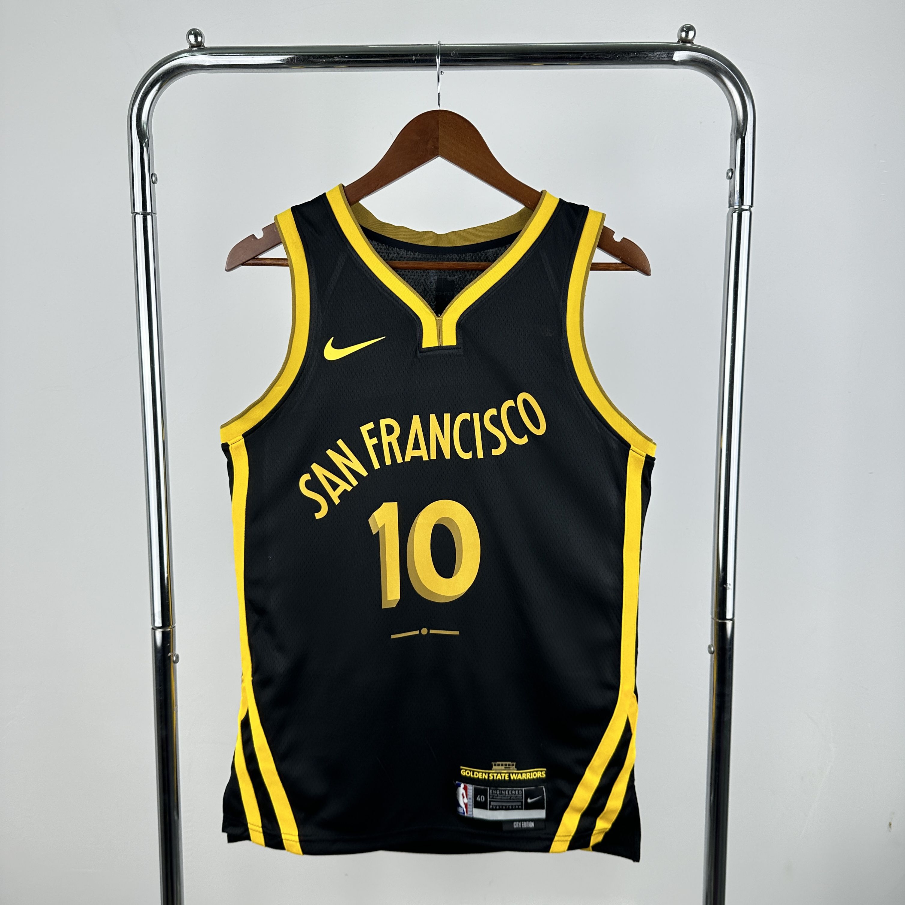 Men Golden State Warriors #10 Butler iii Black City Edition Season Nike 2025 NBA Jersey